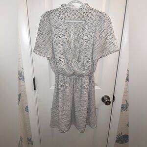 White Polka Dot Dress